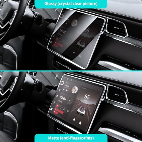 3-Pack Tempered Glass Screen Protector for Rivian R1T & R1S Gen1/2（Matte） - color: Matte