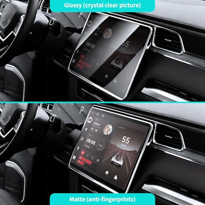 3-Pack Tempered Glass Screen Protector for Rivian R1T & R1S Gen1/2（Matte） - color: Matte