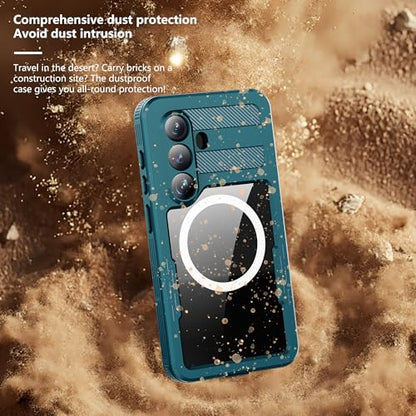 Waterproof Phone Case for Samsung Galaxy S26 Protective Teal - color: Teal, size: Samsung Galaxy S26