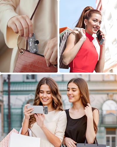 iWALK Upgraded Sparkly Portable Charger 22.5W, 5000mAh Power Bank for iPhone 18 Pro/17/16/15 Series, Mini Battery Pack with Built-in USB-C Connector Compatible with Samsung S25/24, iPad Air, AirPods - color: Black