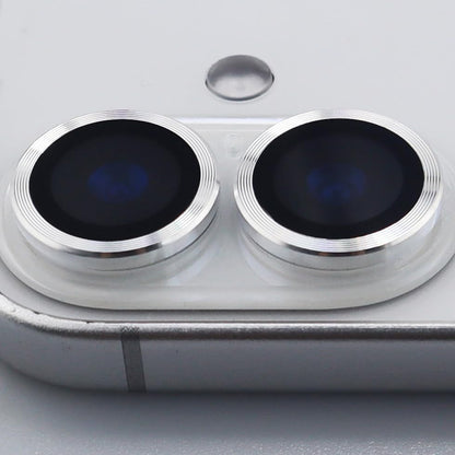 for iPhone 17 Camera Lens Protector Metal Tempered Glass Screen Accessories Cover (Silver) - color: Silver