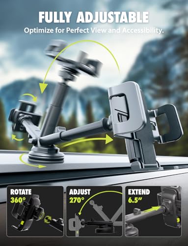 Bracketron TripGrip Car Phone Mount, Dashboard Vent & Window Phone Holder - style: Window, Dash & Vent Mount
