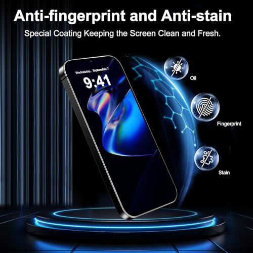 QsmQam 3 Pack Screen Protector for Samsung Galaxy S24 FE + 3 Pack Camera Lens Protector, Ultra HD Tempered Glass, 9H Hardness, Anti Scratch, Easy Installation - Case Friendly - size: Samsung Galaxy S24 FE