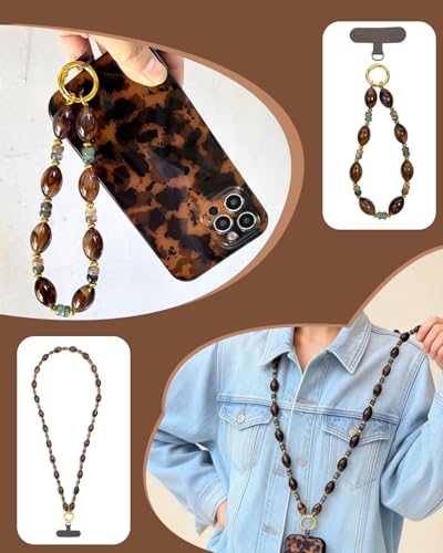 Phone Lanyard, On-the-Go Universal Crossbody Strap Neck Lanyard with Phone Tether Patches for Most Cellphones - color: O