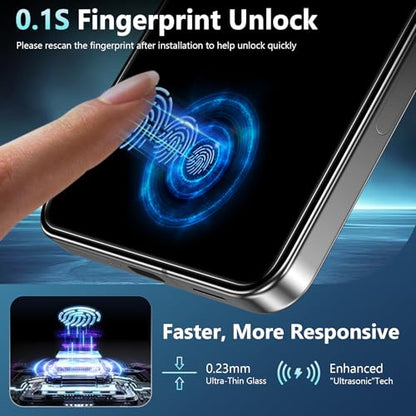 2 Pack for Samsung Galaxy S26 Plus Privacy Screen Protector Glass | Fingerprint Unlocking, 25° Anti Spy Tempered Glass, Full Coverage, Case Friendly, Easy Installation - size: Galaxy S26 Plus