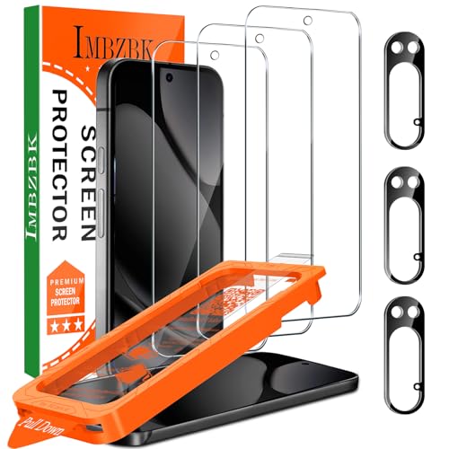 IMBZBK Screen Protector for Google Pixel 10 Pro XL, Tempered Glass,3+3 Pack - size: Pixel 10 Pro XL 6.8 inch