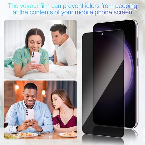 2 Pack Privacy Screen Protector for Samsung Galaxy S23