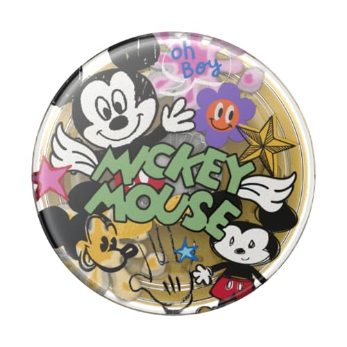 PopSockets Adhesive Phone Grip, Holder- Mickey Doodle - color: Mickey Doodle, style: Adhesive