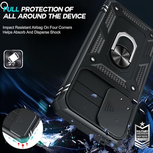 LeYi for Samsung Galaxy A53-5G Phone Case Military-Grade Protection, Black - color: Black, size: Galaxy A53 5G (6.5'')