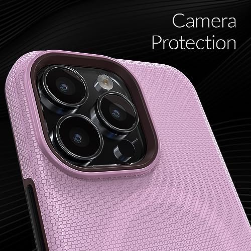 Crave Dual Guard for iPhone 15 Pro Max Case, Compatible with MagSafe Shockproof Protection Dual Layer Case for Apple iPhone 15 Pro Max (6.7") - Lilac - color: Lilac