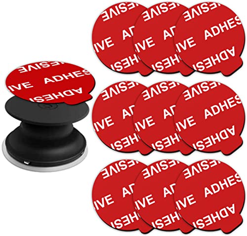 AZXYI Very High Bond Sticky Adhesive, 9 Pack Adhesive Replacement for Socket Base, 1.4 inches Double Sided Sticker Tapes for Phone Collapsible Grip & Stand Base - size: 1.4 inches Diameter