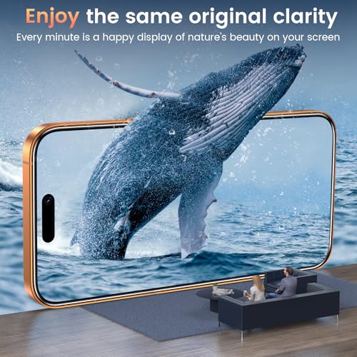 Fotbor Compatible with 3 Pack iPhone 17 Pro Screen Protector with 1 Set Camera Lens Protector, 2025 Upgrade 9H+ Premium Tempered Glass 17Pro, Easy Installation Kits, 6.3 inch - size: iPhone 17 Pro-6.3 inch