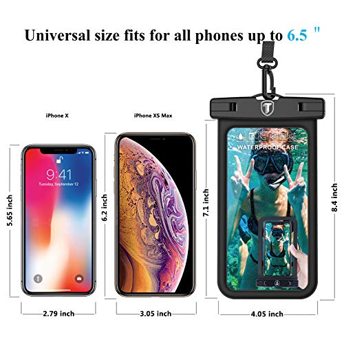 Njjex Waterproof Phone Pouch Floating Case Cellphone Dry Bag For Samsung Galaxy S25 Ultra S24 S23 S22 S21+ S20 S10 S9 Note 20 Ultra A12 A13 A14 A15 A35 A16 5G iPhone 16E 16 15 Pro Max 14 13 12 11 Xr X