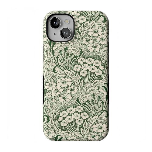 Casely iPhone 15 Plus Case | Mystic Meadow | Green Gardens | Bold Protective Design | Compatible with MagSafe - color: Mystic Meadow | Green Gardens, size: Iphone 15 Plus