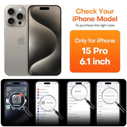 ImpactStrong 3-Pack Shatterproof Tempered Glass Screen Protector for iPhone 15 Pro [Easy Installation Frame] [Bubble Free] [9H Hardness] [Full Coverage] Case Friendly, 6.1 Inch - size: iPhone 15 Pro