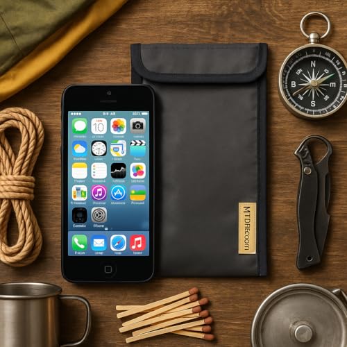 Basic Faraday Signal Blocking Pouch for Cell Phone Privacy and Anti-Tracking Protective Case (Eclipes Black) - color: Eclipes Black