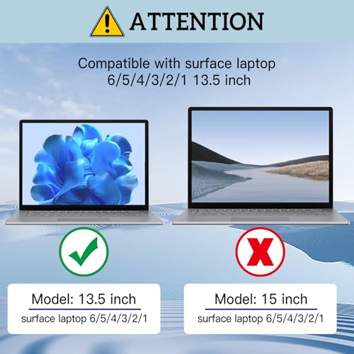 Removable Privacy Screen for Microsoft Surface Laptop 6/5/4/3/2/1 13.5 Inch - size: Surface Laptop 6/5/4/3/2/1 (13.5 inch)
