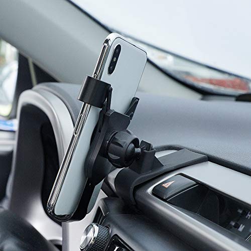 Universal Car Phone Holder Fit for Toyota RAV4 2013 2014 2015 2016 2017 2018 Air Vent Phone Mount Adjustable, Car Phone Cradle Fit for iPhone Samsung 4-7 Inches Smartphone - style: RAV4 13-18 Alloy Black