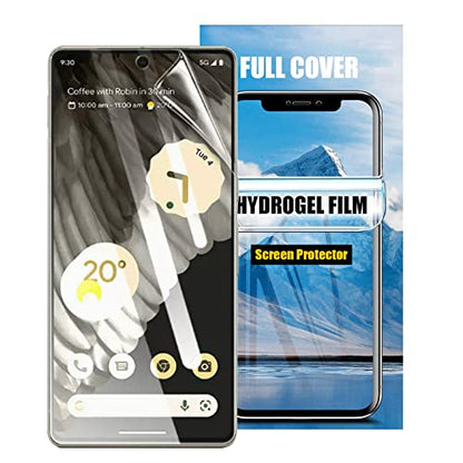 LOOKSEVEN 3 Pack Hydrogel Film For Google Pixel 7 Pro - size: Google Pixel 7 Pro