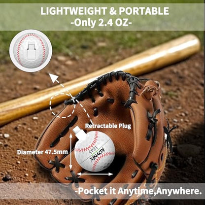Mini Portable Charger USB C Power Bank 2000mAh Phone Charger Battery Pack Compatible with iPhone 17/17 Air/17 Pro/17 Pro Max/16/16 Plus/16 Pro/16 Pro Max/15 Series, Galaxy Series, Android etc - color: Baseball