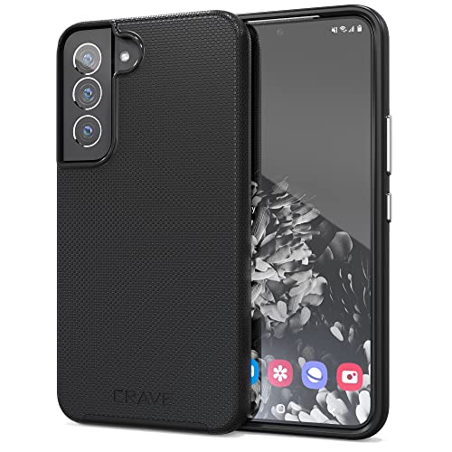 Crave Dual Guard for Samsung Galaxy S22 Case, Shockproof Protection Dual Layer Case for Samsung Galaxy S22 5G - Black - color: Black, size: Galaxy S22