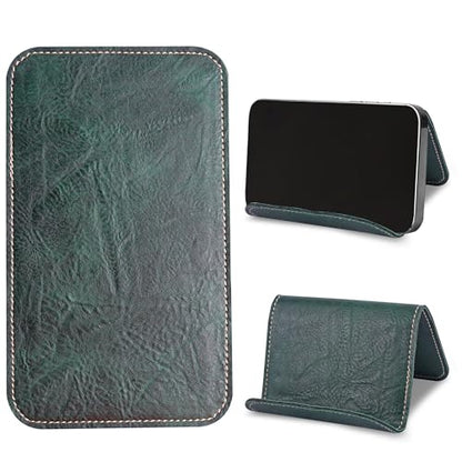 Airplane Travel Essentials for Flying Flex Flap Cell Phone Holder & Flexible Tablet Stand for Desk, Bed, Treadmill, Home & in-Flight Airplane Travel Accessories(1-Crazy Green) - color: 1-Crazy Green