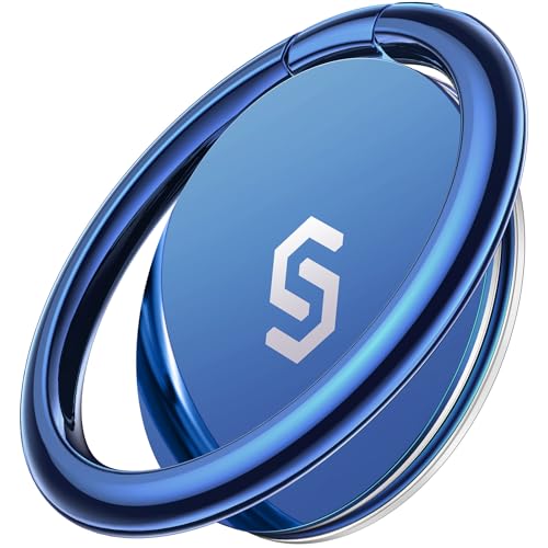 SYNCWIRE Adhesive Phone Ring Holder, Cell Phone Grip, iPhone Ring Stand - color: Deep Sea Titanium Blue, size: 1 Pack