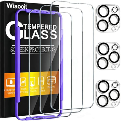 Wiaocit Tempered Glass Screen Protector for iPhone 13 Pro Max - size: iPhone 13 Pro Max-6.7 Inch
