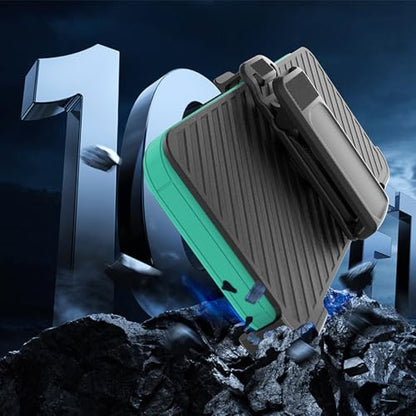 Designed for iPhone 11 Pro Max Case,Green Rose | Compatible with MagSafe,Double protection,Tough Durable,Detachable back clip,Dustproof,No Fading,No Yellowing,Non-Slip - color: Green Rose, size: iPhone 11 Pro Max 6.5"
