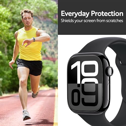 ArmorSuit 6 Pack for Apple Watch Series 9/8/7 (45mm) Screen Protector DRY-Shield HD Clear TPU Dry Installation Film - size: 45mm