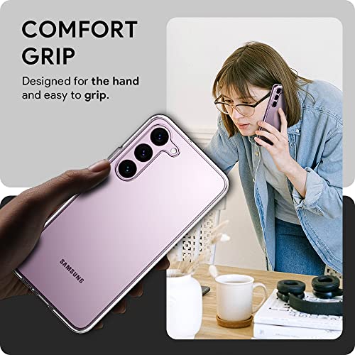 for Samsung Galaxy S23 Case, Galaxy S23 Case, Ultra [Slim Thin] Flexible TPU Scratch Resistant Gel Rubber Soft Silicone Protective Clear Case Cover for Galaxy S23 (Clear) - size: S23