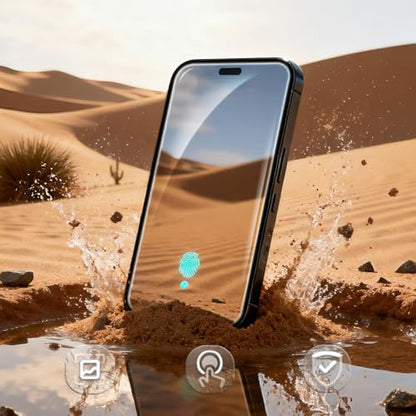 Ibywind for Xiaomi Redmi Note 15 4G Screen Protector,2-Pack,Hydrogel Film with Camera Lens Protector,Easy Installation Tool,Bubble-Free,Fingerprint Unlock Compatible,Anti-Shatter,Anti-Scratch - size: Note 15 4G