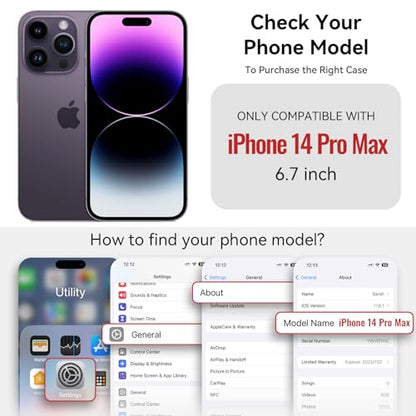 for iPhone 14 Pro Max - Phone Case Wallet Magnetic, Navy Blue - color: Navy Blue, size: iPhone 14 Pro Max
