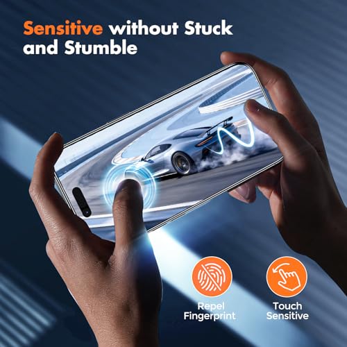 UNBREAKcable for iPhone Air Screen Protector, 3-Pack Full Coverage Tempered Glass [Military Grade Shatterproof] [9H Hardness] [Easy Installation] [Bubble Free] [99.99% HD Clear] for iPhone Air 6.5" - size: iPhone Air