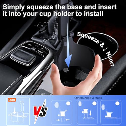 Vitog 2-in-1 Car Mount, Universal 2026 Hands Free Phone Holder for Your Car - color: Black(Magnetic)