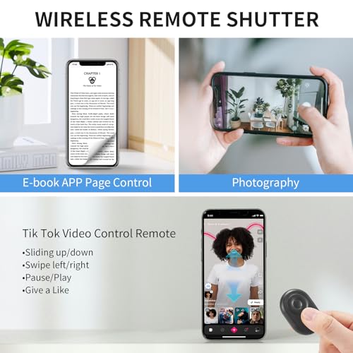 Phone Holder for Bed Desk, Overhead Phone Mount with Wireless Remote, Flexible Phone Stand Lazy Bracket Mount Long Arms Clamp for iPhone, Samsung, Google Pixel, Moto
