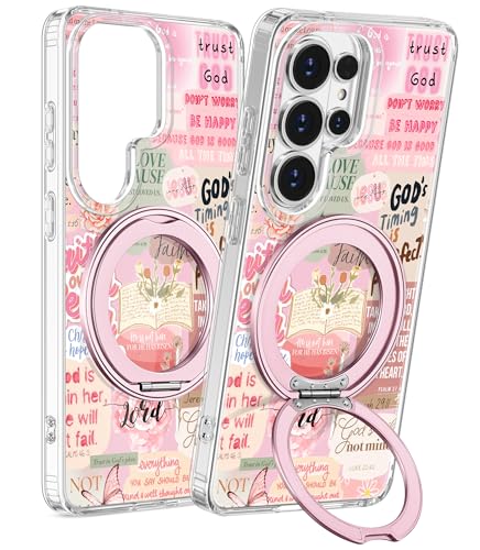 for Samsung Galaxy S26 Ultra Case with Stand - Cute Soft TPU Clear Phone Cover for Women Girls Compatible with Magsafe Girly Unique Design with Magnetic Ring for S26 Ultra, Collage - color: Collage, size: for Samsung Galaxy S26 Ultra
