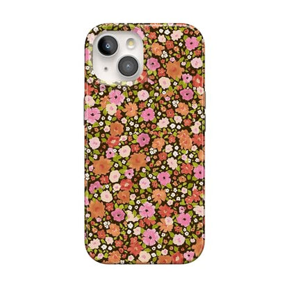 Casely iPhone 15 Plus Case | Rustic Roses | Boho Bouquet | Compatible with MagSafe | Classic Ultra Thin Design - color: Rustic Roses | Boho Bouquet