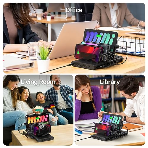 Unitek 120W 10-Port Charging Station with QC 3.0 & PD 60W/18W