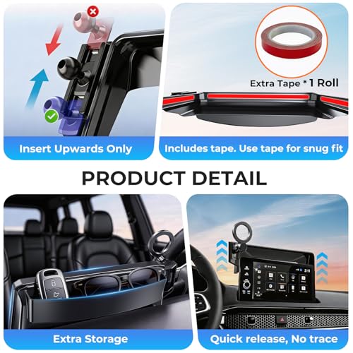 Car Phone Holder for BMW 7 Series & i7 2026 2025 2024 2023 (Only for 14.9-Inch Screen) 360° Rotation Magnetic Cell Phone Mount, Compatible with Magsafe, Does Not Affect Air Vent - size: Fit for 2023-2026 i7/7 Series, 14.9-Inch