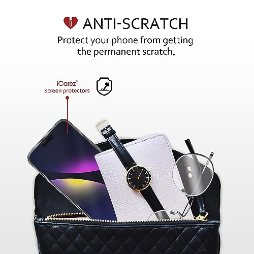 iCarez HD Anti Glare Matte Screen Protector for iPhone Air 2025 [3 Pack] (Case Friendly) Premium No Bubble Easy to Apply with Hinge Installation