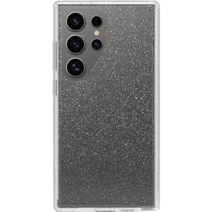 OtterBox Samsung Galaxy S24 Ultra Symmetry Series Clear Case - STARDUST (Clear/Glitter), ultra-sleek, wireless charging compatible, raised edges protect camera & screen - color: Clear/Glitter, style: Samsung Galaxy S24 Ultra