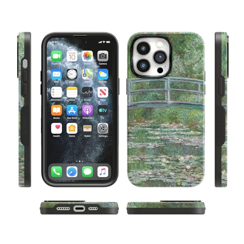 Casely iPhone 14 Pro Max Case | Monet's Bridge | The Met Museum | Bold Protective Design | Compatible with MagSafe - color: Monet's Bridge | The Met Museum