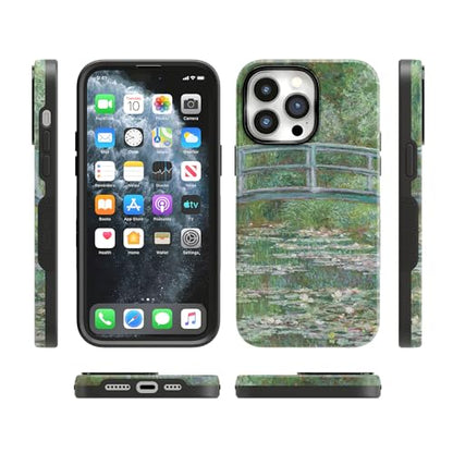 Casely iPhone 14 Pro Max Case | Monet's Bridge | The Met Museum | Bold Protective Design | Compatible with MagSafe - color: Monet's Bridge | The Met Museum