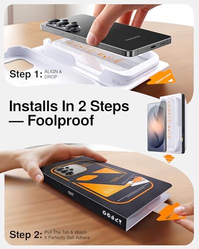 SMARTDEVIL for Samsung Galaxy S26 Ultra Screen Protector Anti-Reflective | AR Tempered Glass Film, 9H Scratch & SGS Impact Resistant, In-Display Fingerprint Reader Compatible, Easy Install System - size: S26 Ultra 6.9 inches with AR