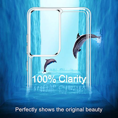 HOOMIL Case for Samsung Galaxy S21 Ultra 6.8-Inch, Non-Yellowing, Drop Protection, Anti-Scratch Transparent Hard Back Phone Cover - Crystal Clear - color: Clear, size: Samsung Galaxy S21 Ultra
