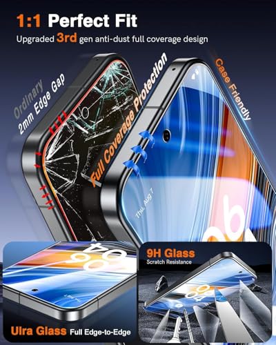 LK 2 Pack for Google Pixel 10 Pro Screen Protector [Auto Dust-Elimination] - size: Pixel 10 Pro