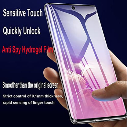 Privacy Screen Protector for Samsung Galaxy S25, [Anti-Spy] High-sensitivity Soft Hydrogel Film [Not Tempered Glass] - color: Samsung Galaxy S25