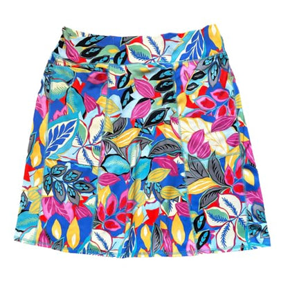 BANDI Pocketed Skirt - Women's Everyday Skirt with Pockets, UPF 50, 4-Way Stretch, Lightweight, Wrinkle-Free – Made in USA - color: Tropicana, size: Small