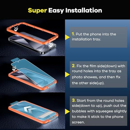 AACL for Samsung Galaxy S25 Plus/S24 Plus Screen Protector Film [Not Glass] - size: S25 Plus/S24 Plus